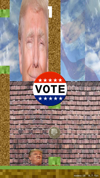 Flappy Trump - a flying Trump Game screenshot 1