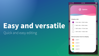 Flashcards maker - Easy to use screenshot 1