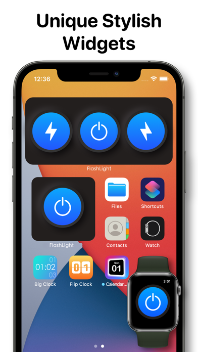 FlashLight -Torch Light Widget screenshot 3