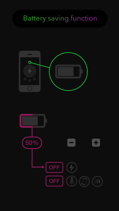 FlashMob -Smart LED Flashlight screenshot 3