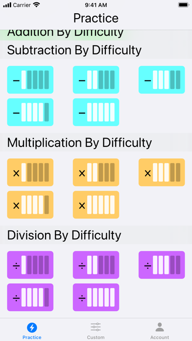 FlashToPass - Math Flash Cards screenshot 2