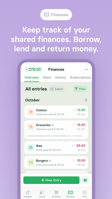 Flatastic: Households Manager screenshot 2