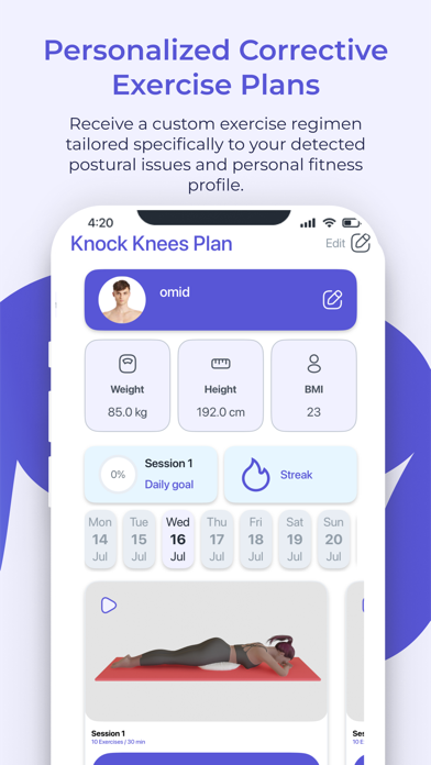 FlexiTrace Posture Analysis screenshot 1