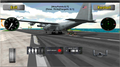 Flight Simulator Transporter Airplane Games screenshot 3