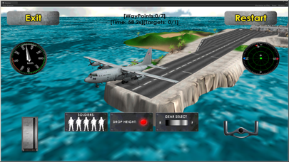 Flight Simulator Transporter Airplane Games screenshot 1