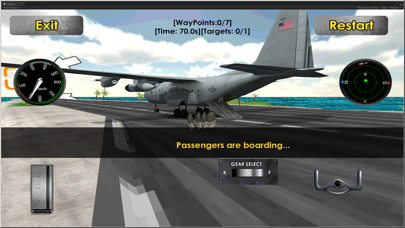 Flight Simulator Transporter Airplane Games screenshot 2