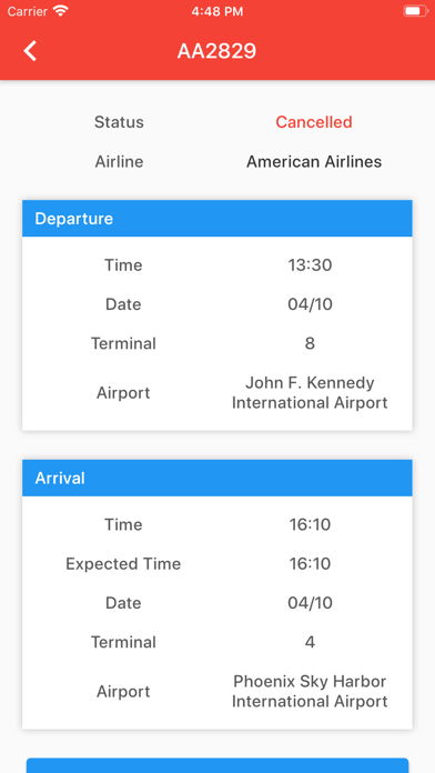 Flight Tracker Expert screenshot 1