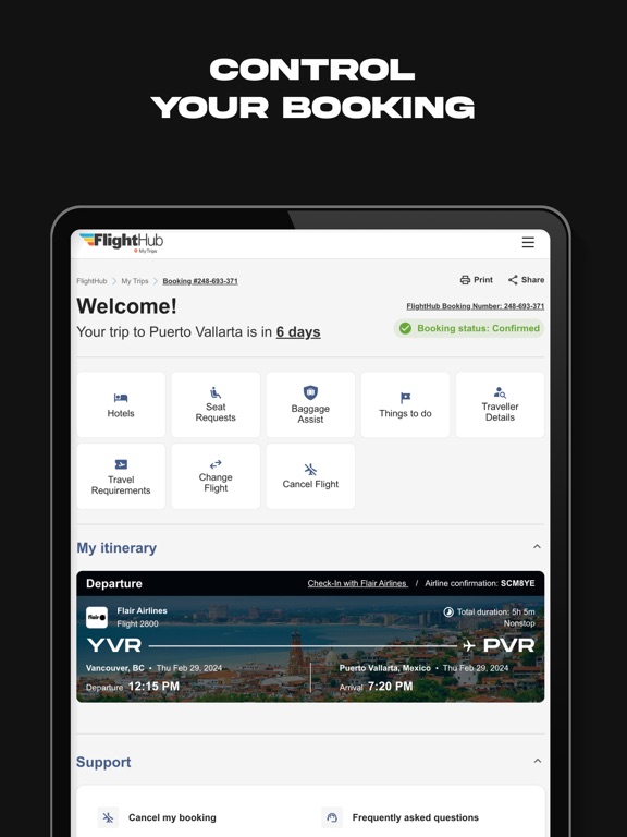 FlightHub - Find Travel Deals screenshot 1