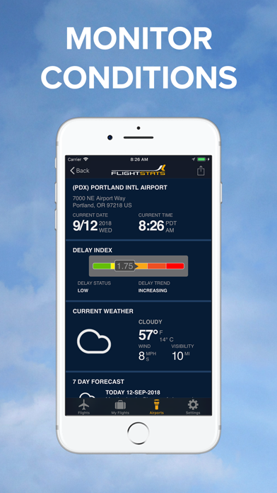 FlightStats screenshot 2