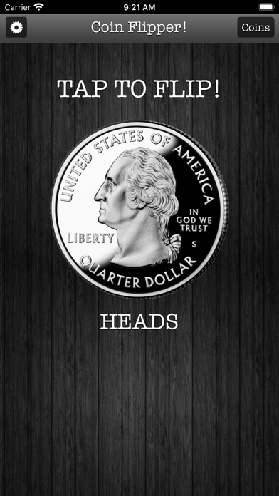 Flip a Coin App screenshot 1