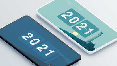 Flip clock & clock widget screenshot 2