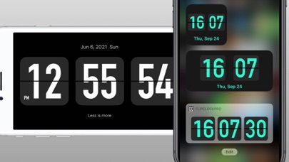 Flip Clock - digital widgets screenshot 2