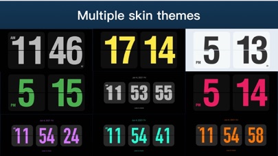 Flip Clock Pro - time widgets screenshot 3