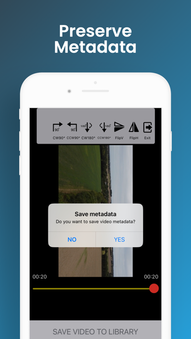 Flip video & Rotate video app screenshot 2