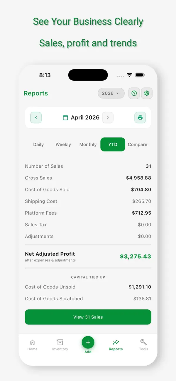 Flippd: Reseller Inventory screenshot 2