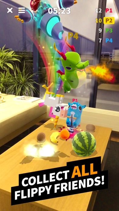 Flippy Friends Fruit Crush AR screenshot 2