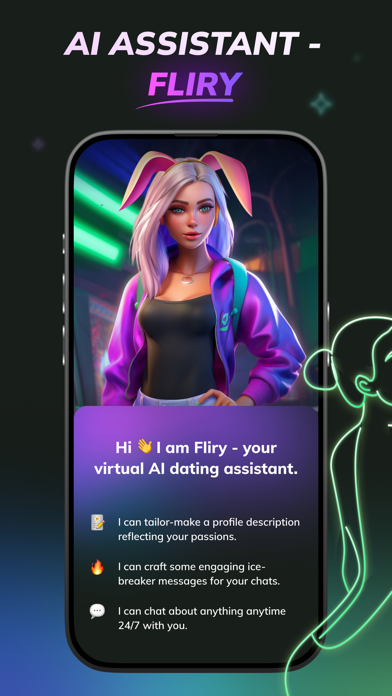 Flirtini - Match, Chat, Flirt screenshot 2