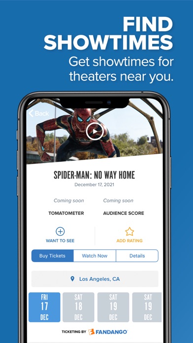Flixster - Showtimes + Tickets screenshot 1
