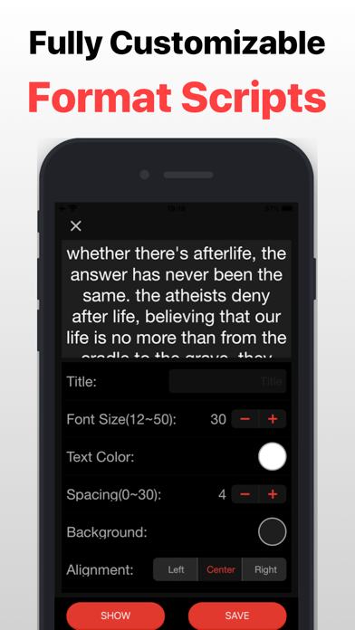 FloatText screenshot 2
