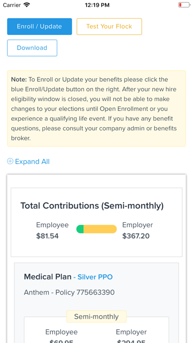 Flock Benefits Administration screenshot 3