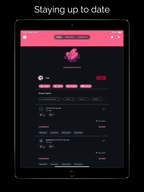 Flock Social Media screenshot 2