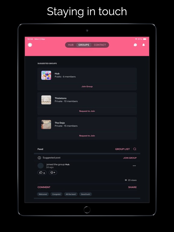 Flock Social Media screenshot 1