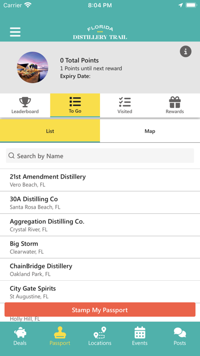 Florida Distillery Trail screenshot 2
