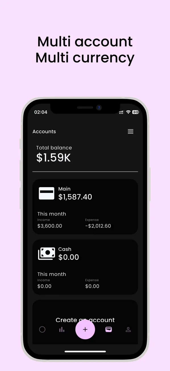 Flow: Expense tracker screenshot 1