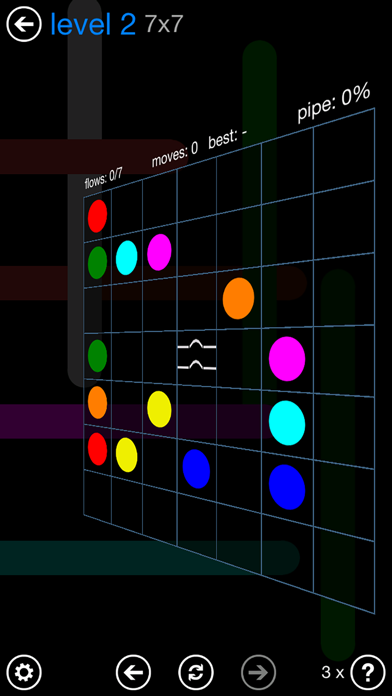 Flow Free: Bridges screenshot 1