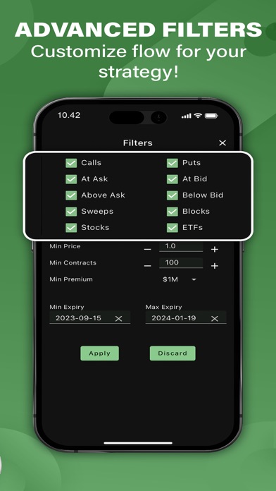 Flow Greeks : Unusual Options screenshot 2