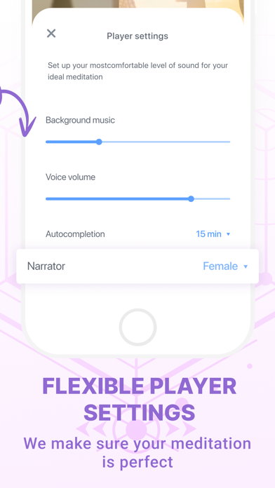 Flow Mindfulness game Lila screenshot 1