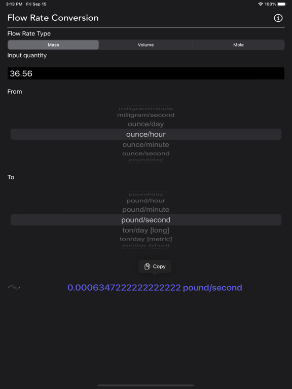 Flow Rate Conversion screenshot 9