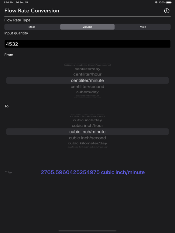 Flow Rate Conversion screenshot 7
