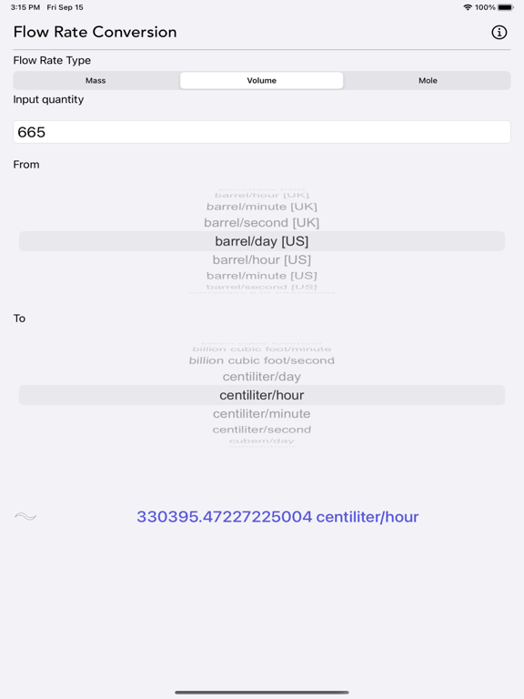 Flow Rate Conversion screenshot 4