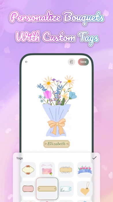 Flower Language: DIY Wallpaper screenshot 1