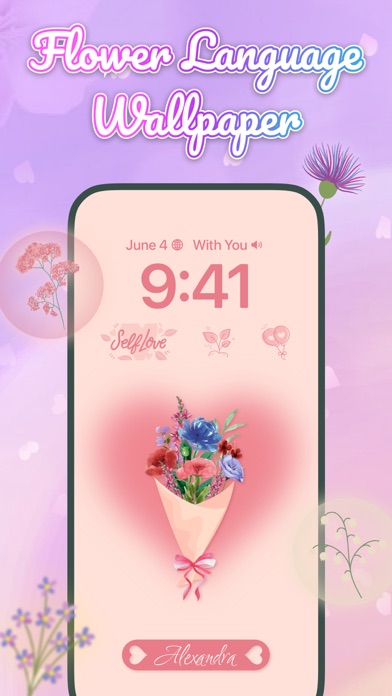 Flower Language: DIY Wallpaper screenshot 9