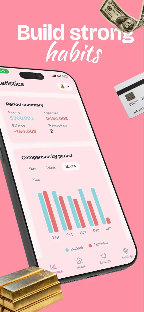 Flowfy: Budget & Expenses screenshot 2
