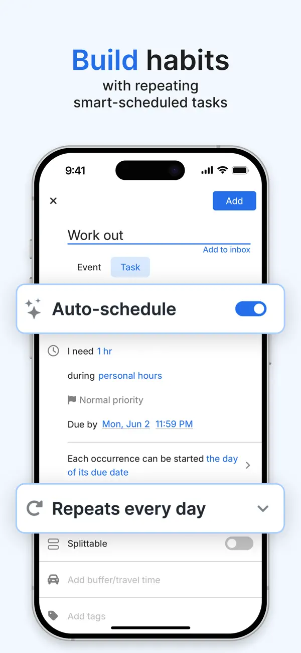 FlowSavvy: AI Schedule Planner screenshot 2