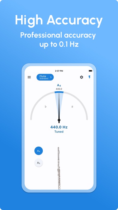 Flute Tuner - LikeTones screenshot 2