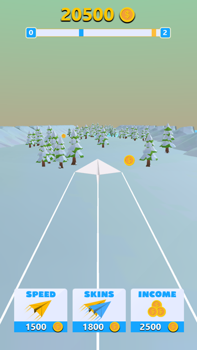Fly Paper Plane Game screenshot 1