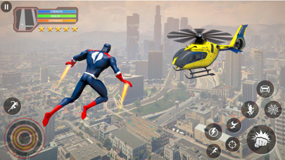 Fly Spider Rope Hero Man Games screenshot 2