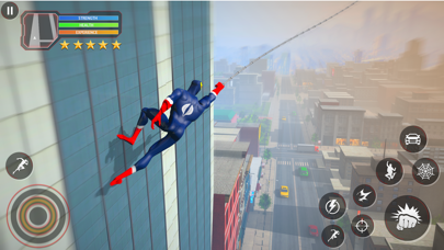 Fly Spider Rope Hero Man Games screenshot 5