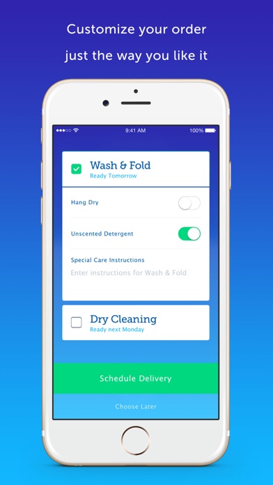 FlyCleaners Laundry On-Demand screenshot 2