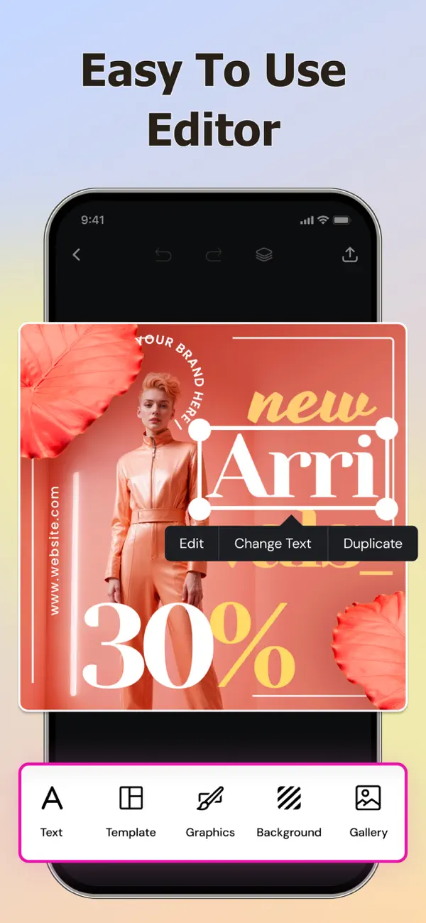 Flyer Maker - Make a Poster screenshot 1