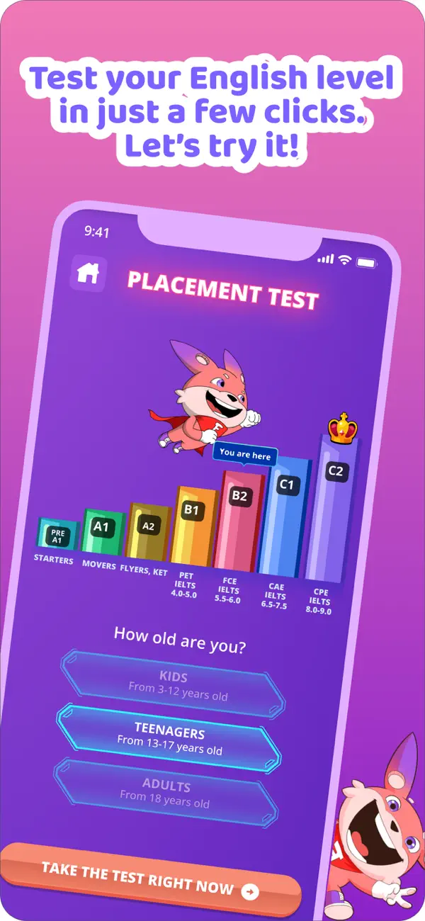 FLYER - Virtual English Test screenshot 1