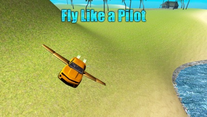 Flying Car Driving Simulator Free: Extreme Muscle Car - Airplane Flight Pilot screenshot 4