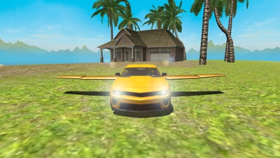 Flying Car Driving Simulator Free: Extreme Muscle Car - Airplane Flight Pilot screenshot 1
