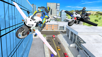 Flying Motorbike Simulator screenshot 8