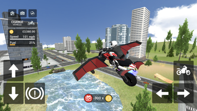Flying Motorbike Simulator screenshot 5