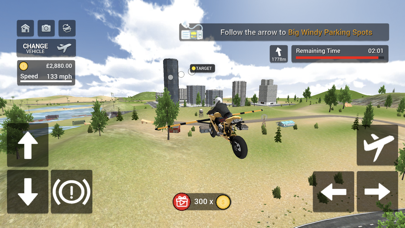 Flying Motorbike Simulator screenshot 1